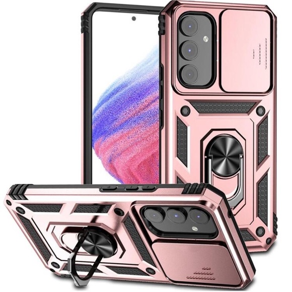 Apple Iphone Case  Slide Camera Cover Phone With Ring Holder iPhone 14 promax - Picture 1 of 11